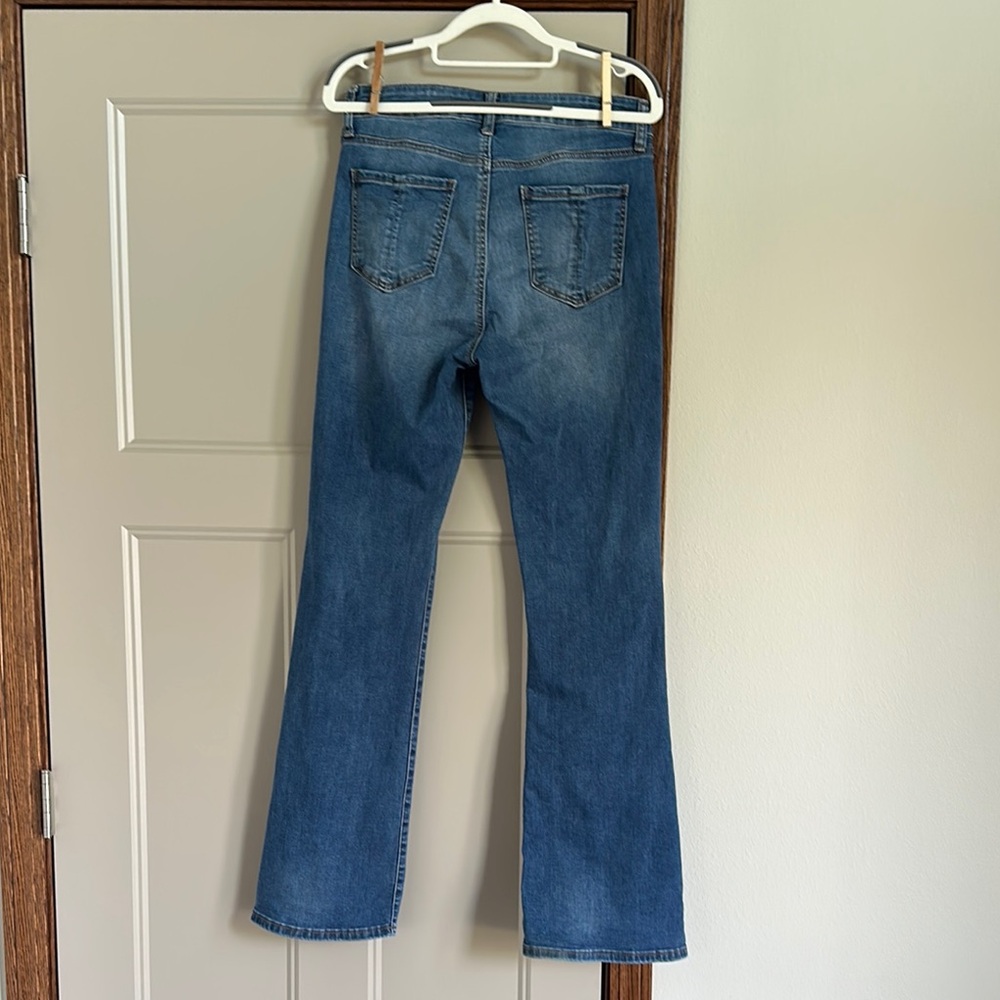 GUC Prosperity Blue High Rise Boot Cut Jeans Denim with Stretch Size 30 - Picture 4 of 9